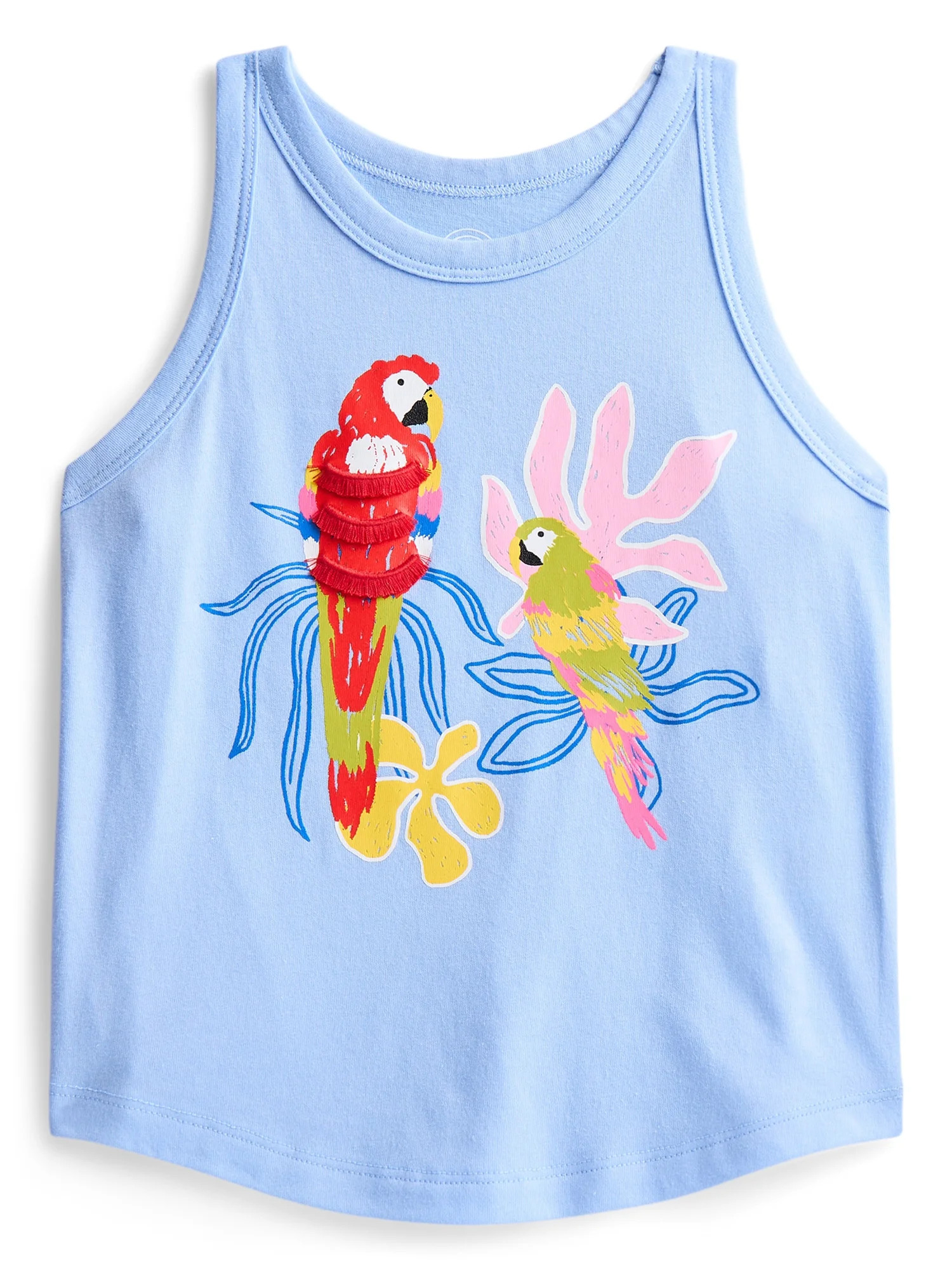 Wonder Nation Girls Graphic Tank Top, Sizes 4-18 & Plus | Walmart (US)