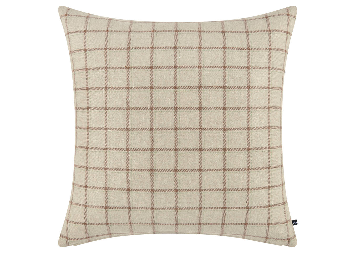 Brixham Plaid Pillow 20x20 Sand | Urban Barn