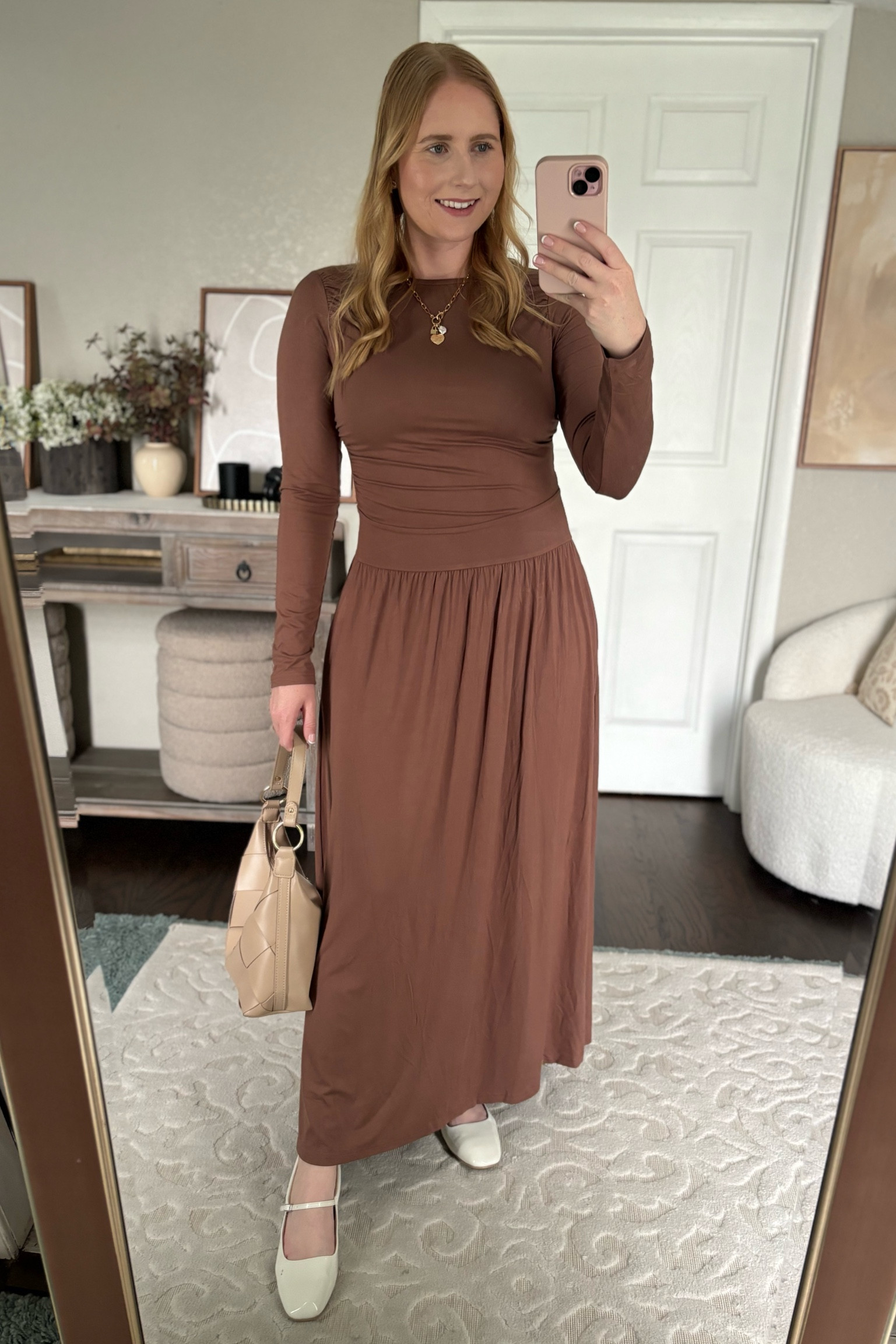 Amazon fall dress, ZESICA Women's Long Sleeve Maxi Dress 2024 Fall Crewneck Knit Casual Slim Swing Pleated Dresses with Pockets - size: Medium // fall dress // Amazon dress // Amazon fashion finds // amazon fashion 

#LTKFindsUnder50 #LTKHoliday #LTKSeasonal