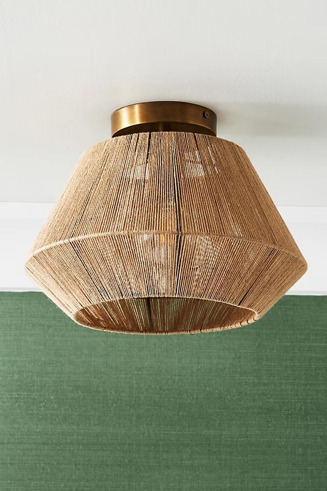 Jute Flush Mount | Anthropologie (US)