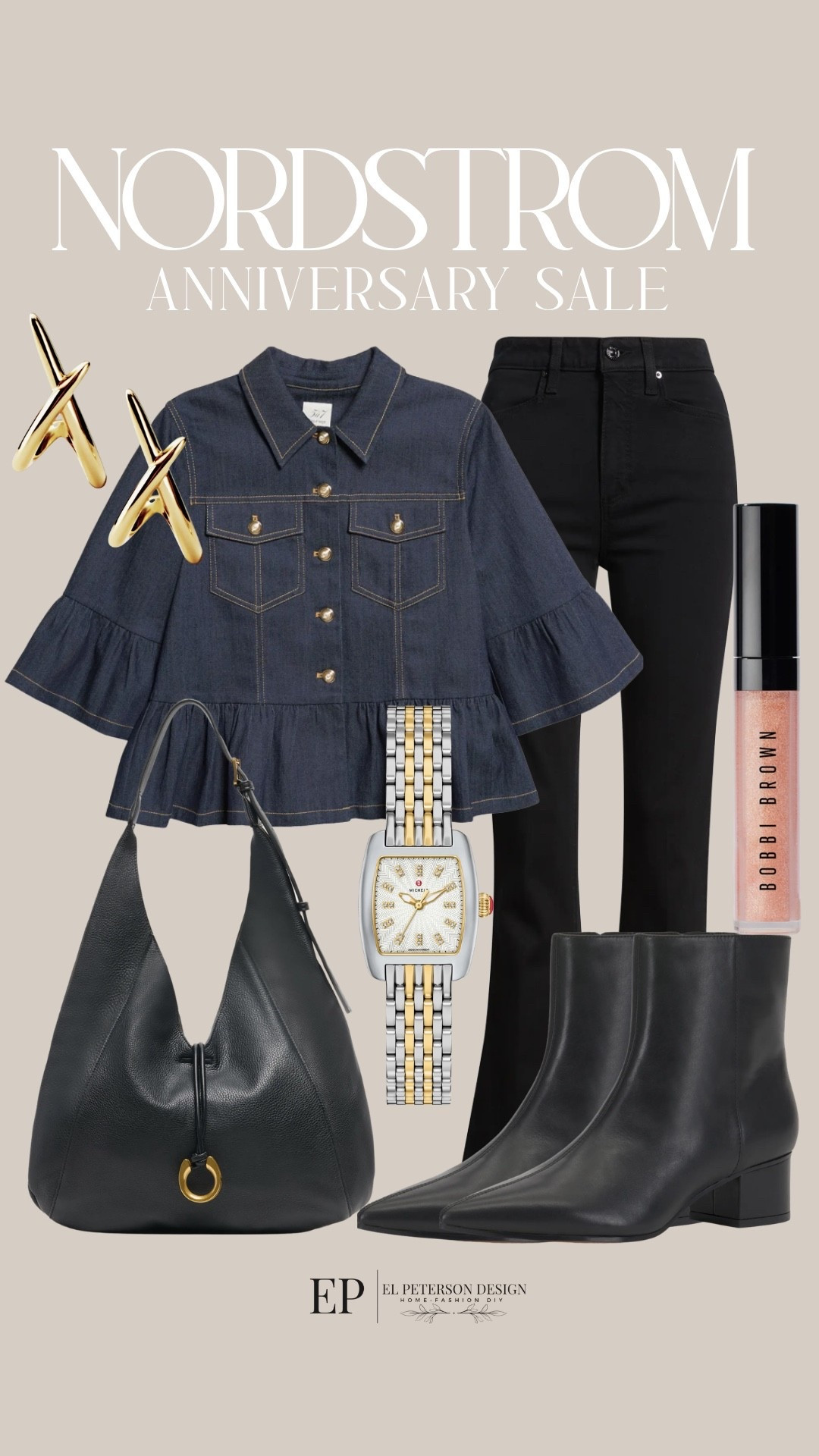 Nordstrom Anniversary Sale
Jeans
Lipgloss
Ankle high boots
Purse
Watch
Earrings

#LTKSaleAlert
