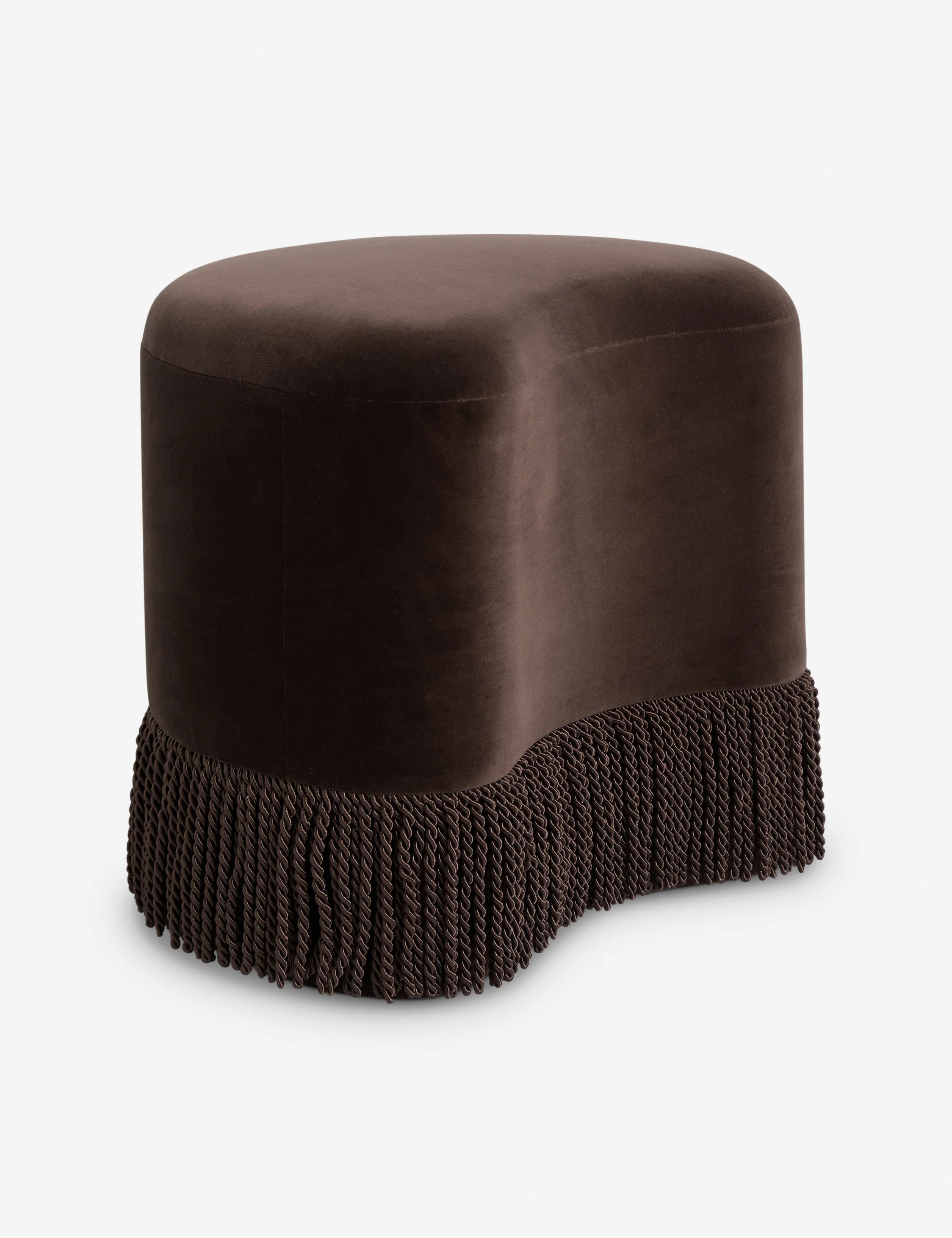Brahm Stool by Aimee Song, Chocolate Velvet | Lulu and Georgia 