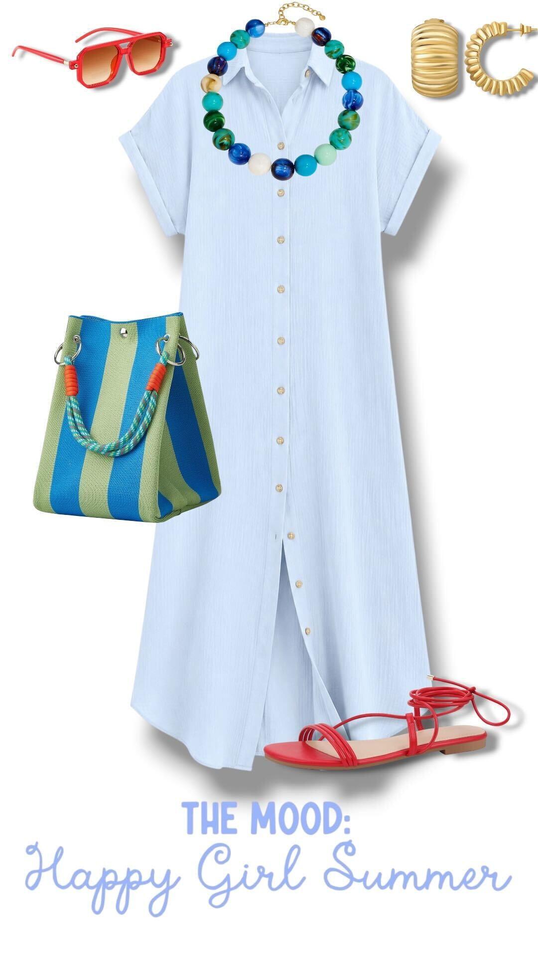 Colorful summer outfit inspo! 

 #LTKdayinmylife #LTKootd #LTKSeasonal