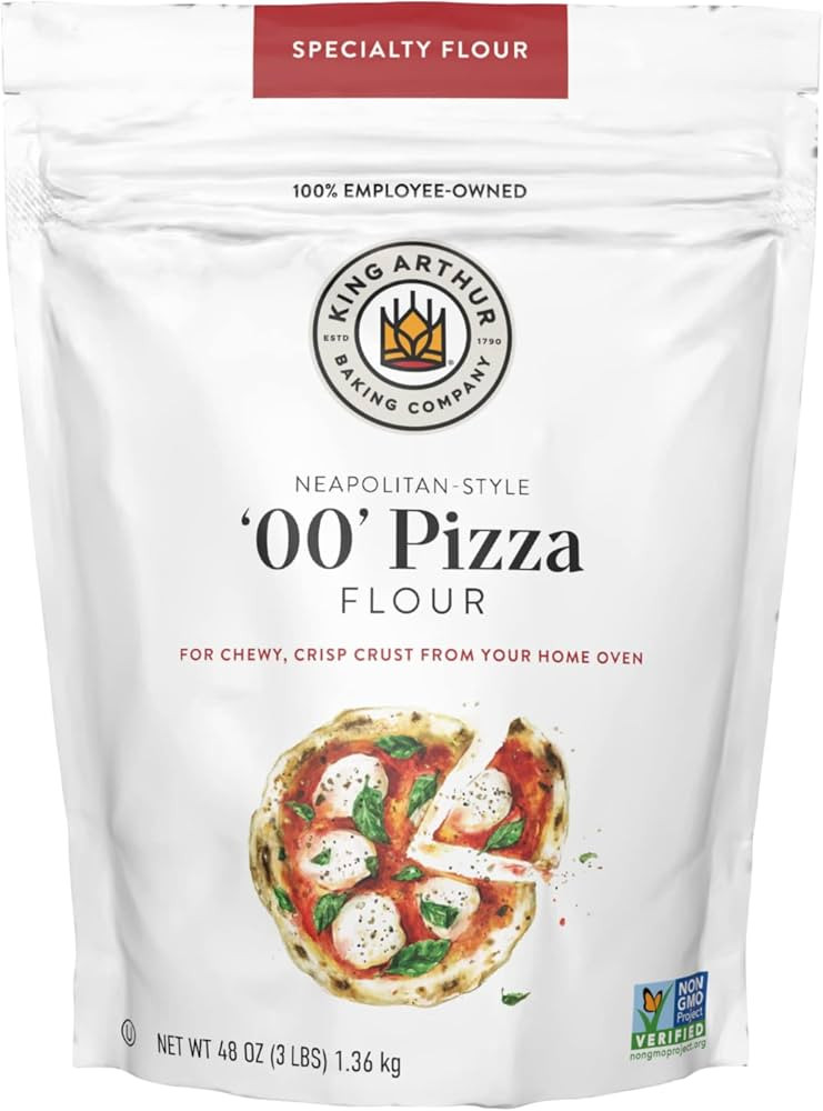 King Arthur 00 Pizza Flour, Non-GMO Project Verified, 100% American Grown Wheat, 3 lb Bag | Amazon (US)