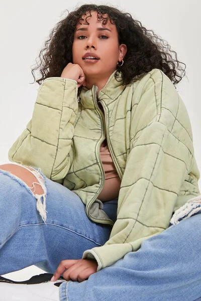 Plus Size Quilted Jacket | Forever 21 (US)