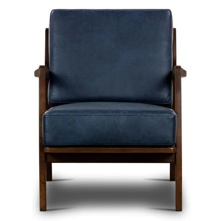 Gabe Genuine Leather Accent Chair | Wayfair North America