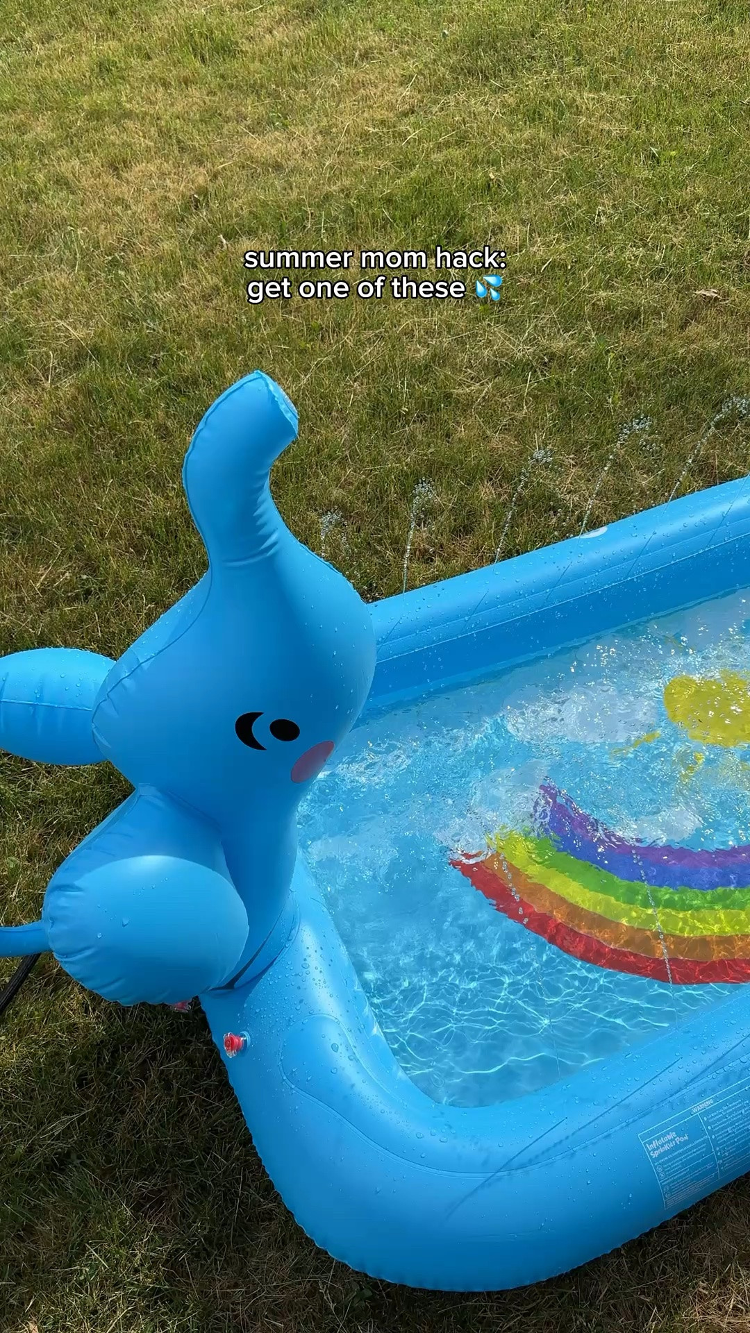 we just got this ☀️ my 10 month old is obsessed already! send to a mom friend who needs this (:

#momlife #babysummer #splashpad #momsoftiktok #sahm