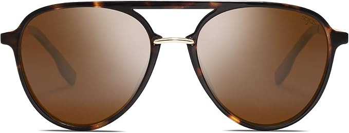 SOJOS Retro Oversized Round Polarized Sunglasses for Women Men Large Frame Ladies Shades SJ2078 | Amazon (US)