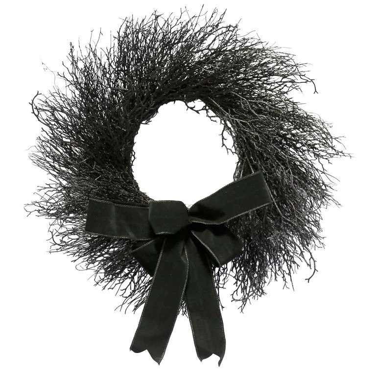 My Texas House Black Twig Wreath 24" | Walmart (US)