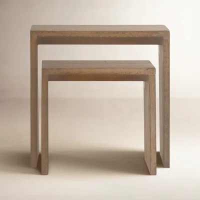Blu 24" Pine Nesting End Tables | Birch Lane