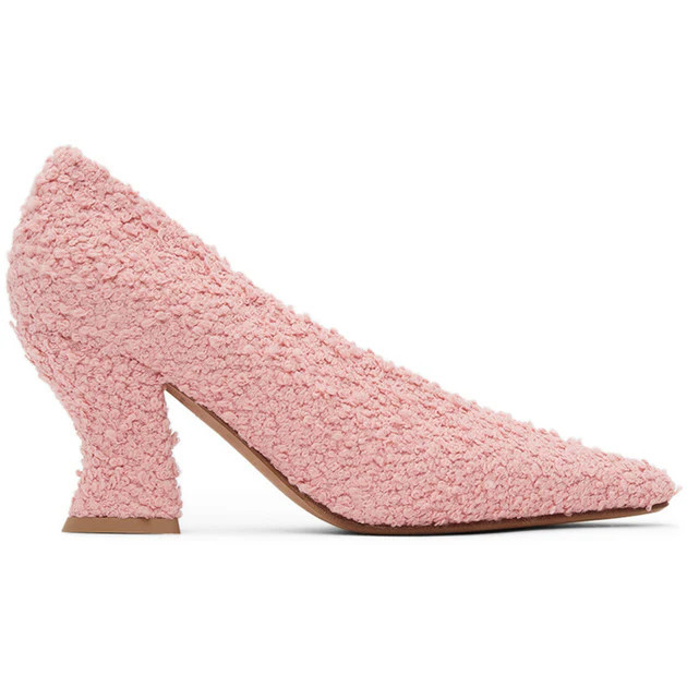 Bottega Veneta Bouclé Almond Pumps | Shop Simon