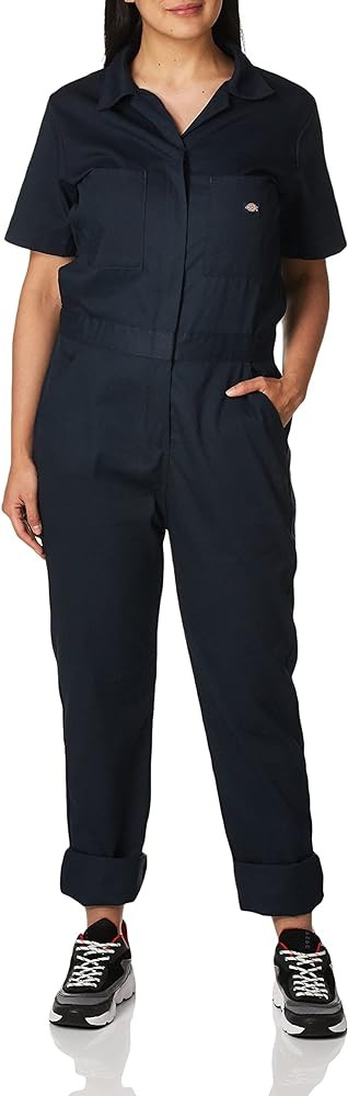 Dickies Women's Short Sleeve Flex Coverall, Moss, X-Small | Amazon (US)