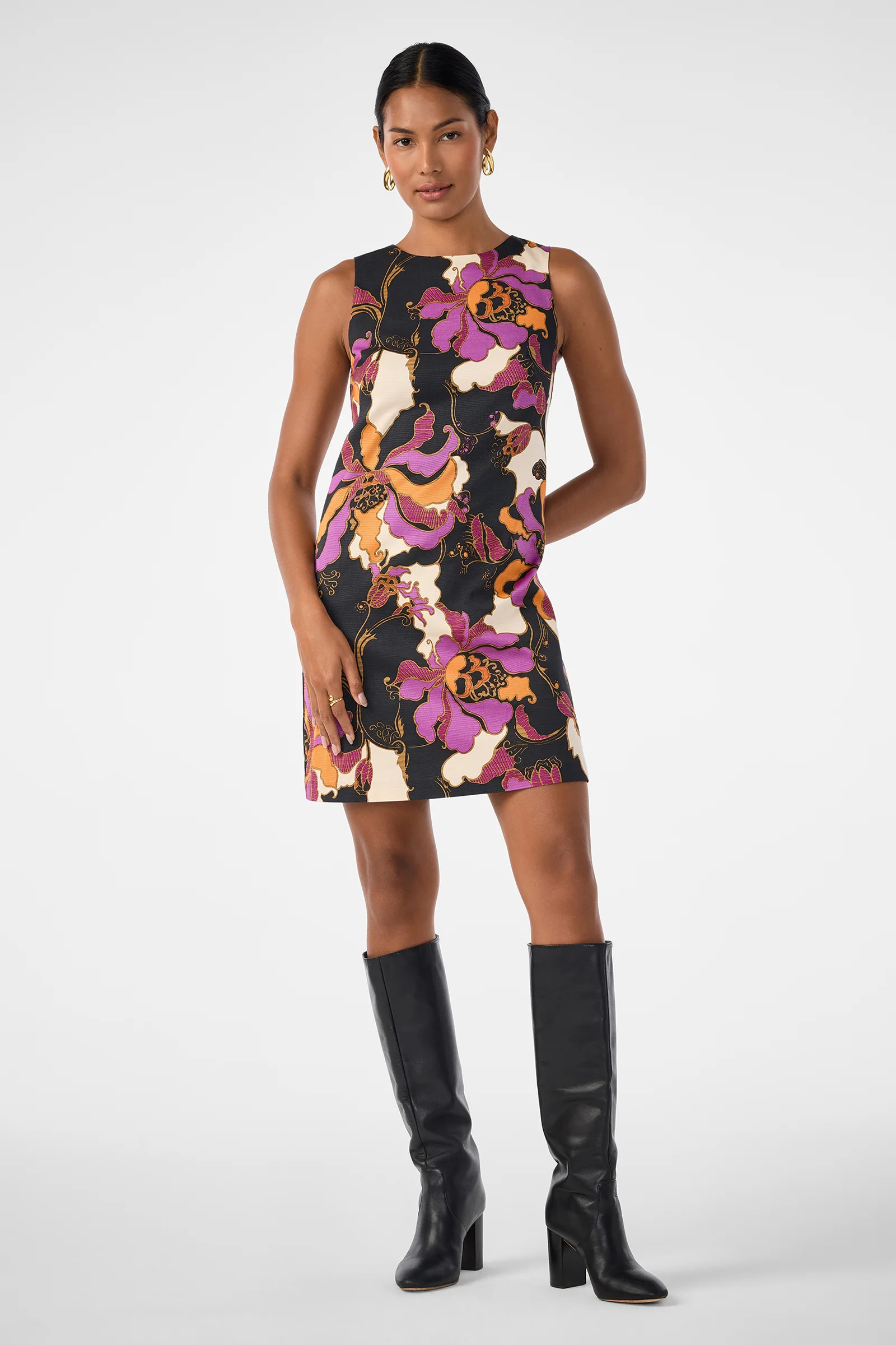 Addy Sleeveless Shift Dress | Trina Turk
