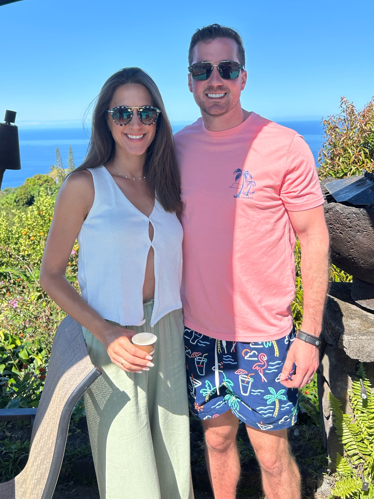 Hawaii day to night outfit. Travel outfit 
Amazon top, petal and pup pants, krewe sunglasses 

#LTKfindsunder100 #LTKtravel #LTKstyletip