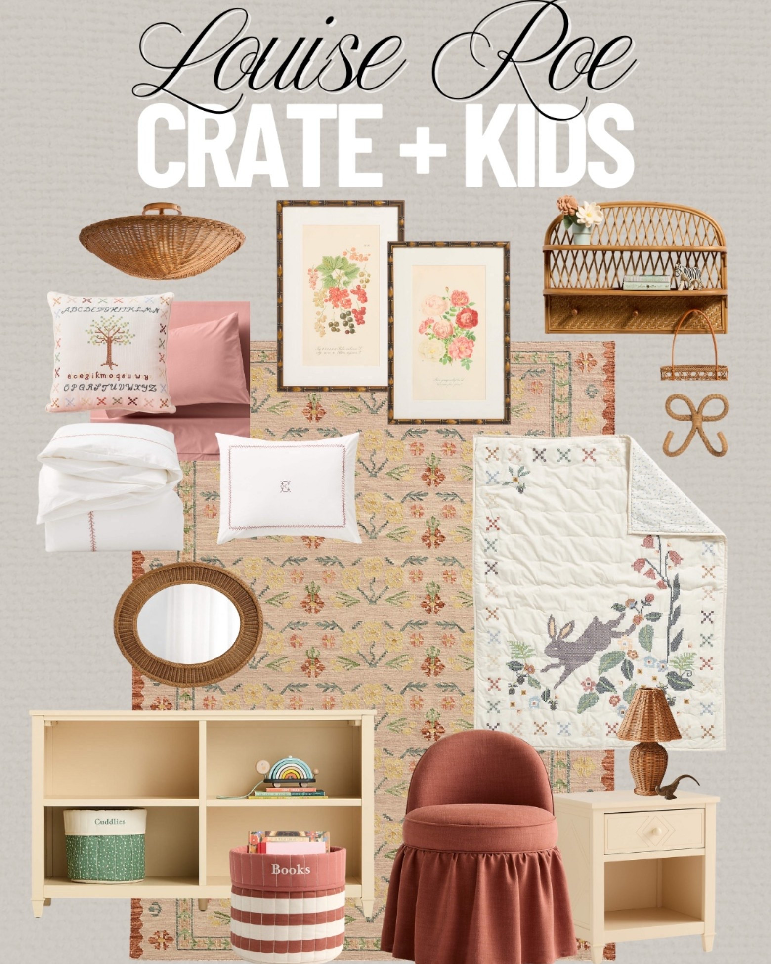 Louise Roe x Crate & Kids 😍

Play room / little girls room / toy room 

#LTKKids #LTKHome #LTKFamily