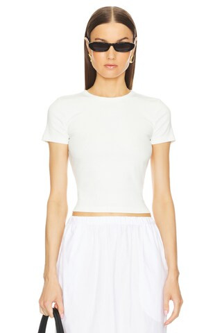 L'Academie by Marianna Joss Tee in White from Revolve.com | Revolve Clothing (Global)