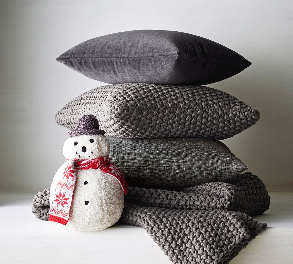 Archie the Snowman Pillow | Pottery Barn (US)