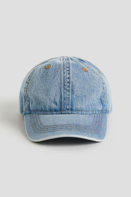 Belted Denim Skirt - Regular waist - Short - Denim blue - Kids | H&M US | H&M (US + CA)