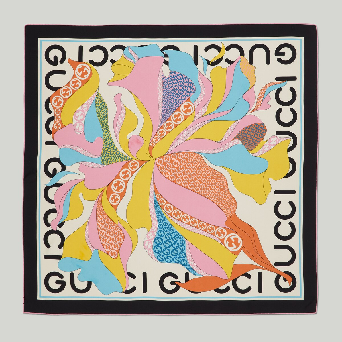 Gucci maxi flower print silk scarf | Gucci (US)