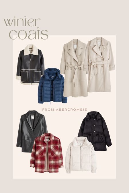 Winter coats for women from Abercrombie! 

#LTKSeasonal #LTKstyletip #LTKshoecrush