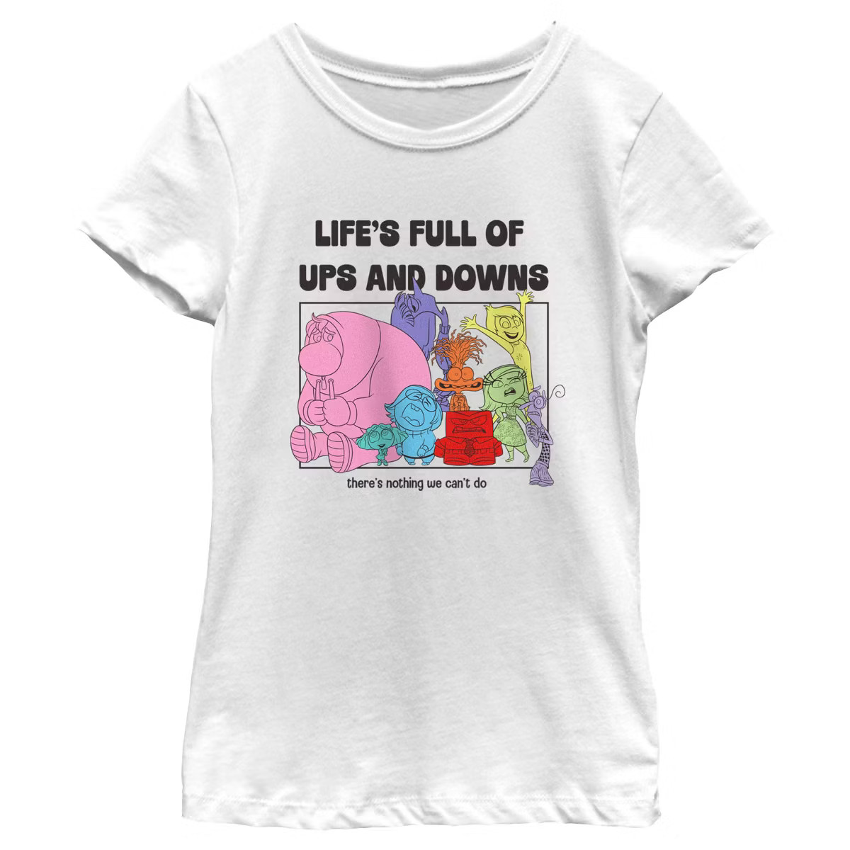 Girl's Inside Out 2 Life's Full of Ups and Downs T-Shirt | Target