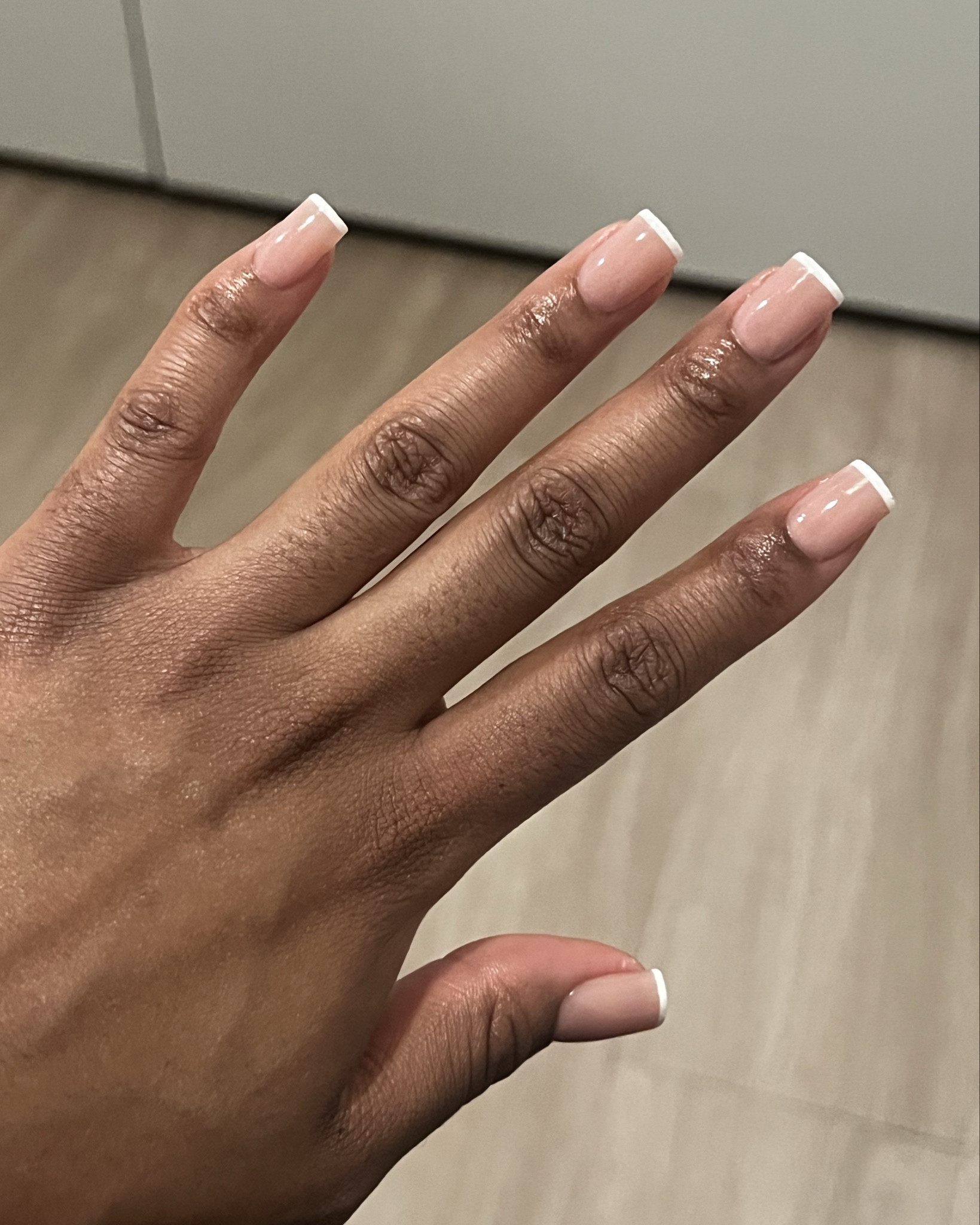 Cute and simple short square nails

#LTKbeauty