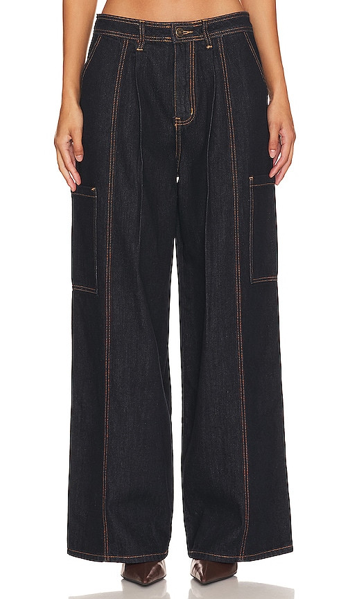 LIONESS Veneda Baggy Jean in Blue. - size S (also in M, XL) | Revolve Clothing (Global)