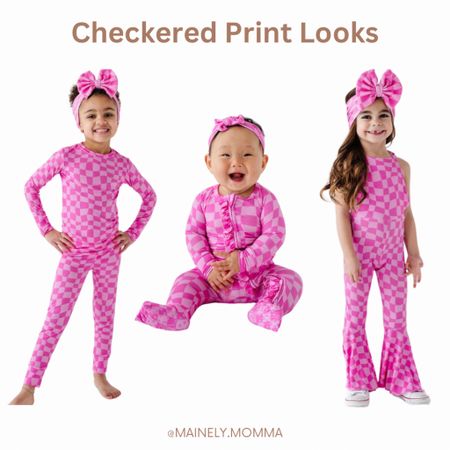 Checkered print looks

#checkered #pink #pajamas #babys #kids #toddlers #family #romper #bellbottoms #girls #bellbottompants #style #fashion #trends #trending #bestsellers #spring #springoutfit #vacation #vacationoutfit #easter #easteroutfit 

#LTKkids #LTKbaby #LTKstyletip