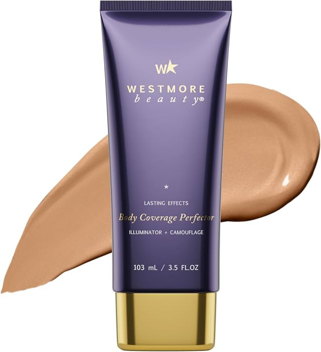 Westmore Beauty Body Coverage Perfector – Waterproof Leg & Body Makeup - Tattoo Cover Up Makeup... | Amazon (US)