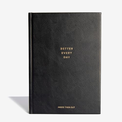 INSIDE THEN OUT Better Every Day Journal - Guided Daily Journal With 365 Pre-Dated Prompts for Self Love, Reflection, Growth, Gratitude, Discovery, Wellness, Healing, Self Help, and Mindfulness - Self Care Routine & Mental Health Gift for Women Men | Amazon (US)
