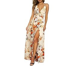 BerryGo Women's Prom Deep V Neck Backless Split Maxi Formal Bridesmaid Dress Green M at Amazon Wo... | Amazon (US)