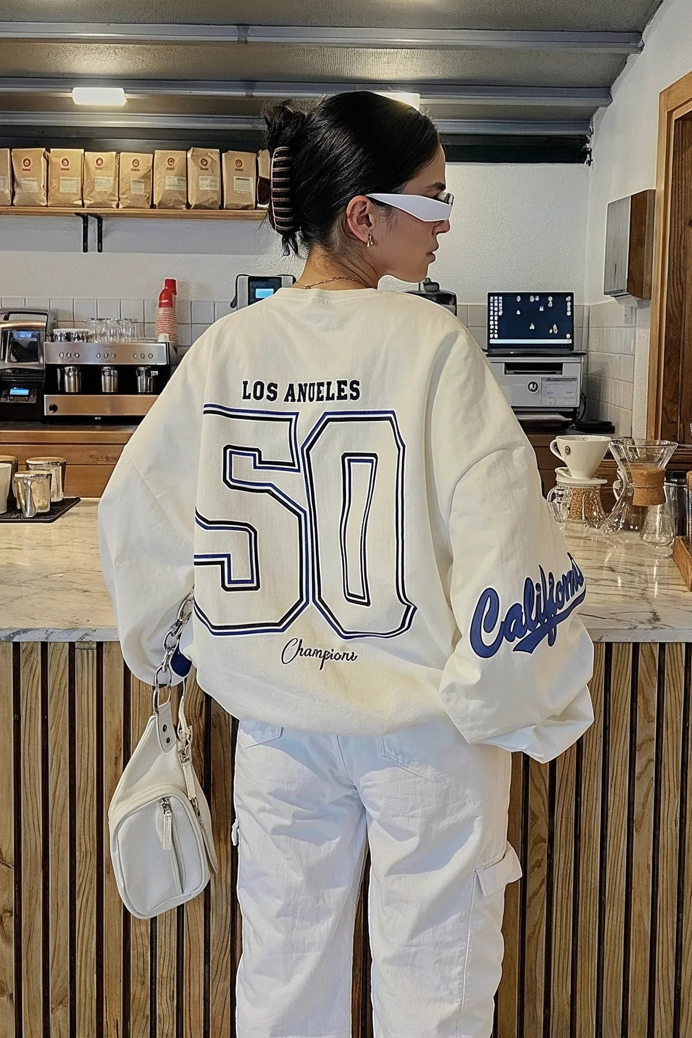 California Sweatshirt | Oversized Cotton Crewneck | PIRAL | PIRAL