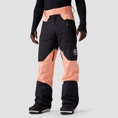 Backcountry, CrestCruiser Insulated Pant - Men's, Black/Peach Sky, M | Target