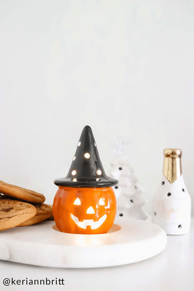 Pumpkin Light-Up Sitter | Mud Pie
