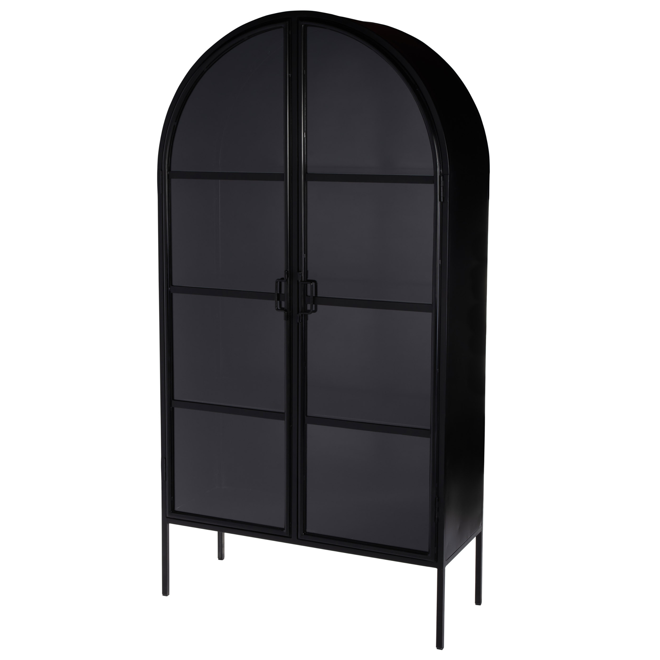 Soren Arched 2-Door Storage Cabinet - Black | One Kings Lane