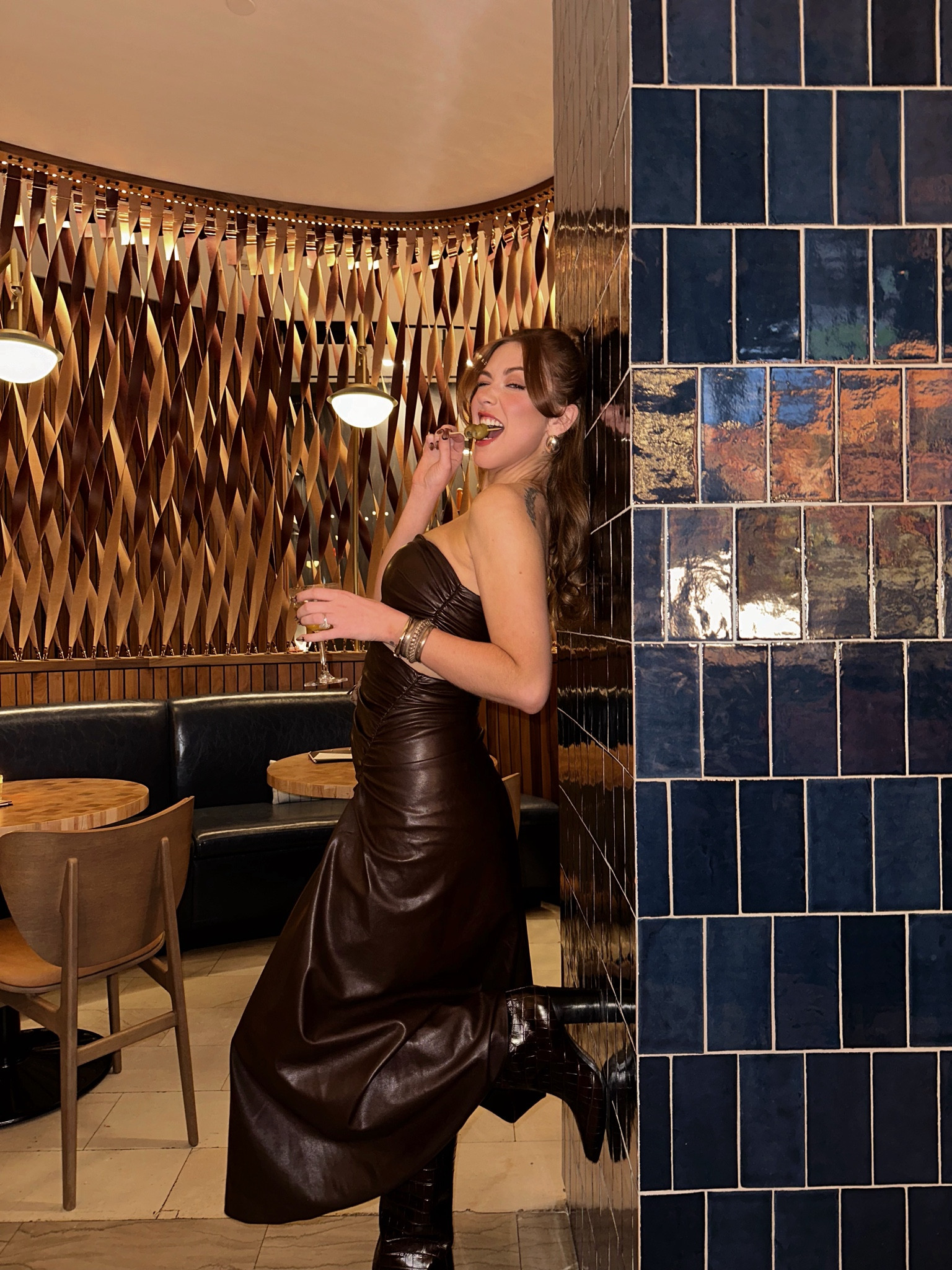 Drinks girl night date night leather dress

#LTKstyletip