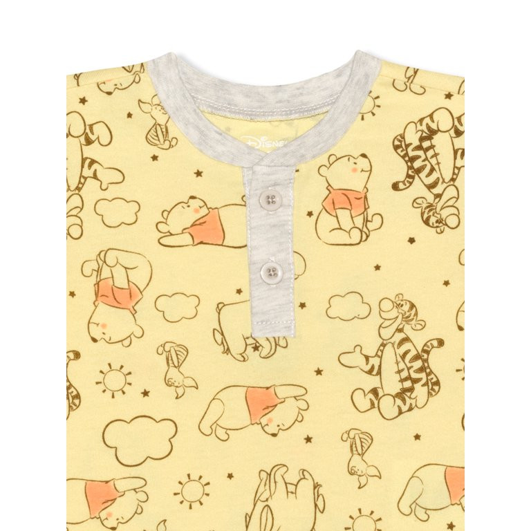 Winne the Pooh Baby Boy Short Sleeve Short Set, 3 Piece Outfit Set, 0/3-24 Months | Walmart (US)