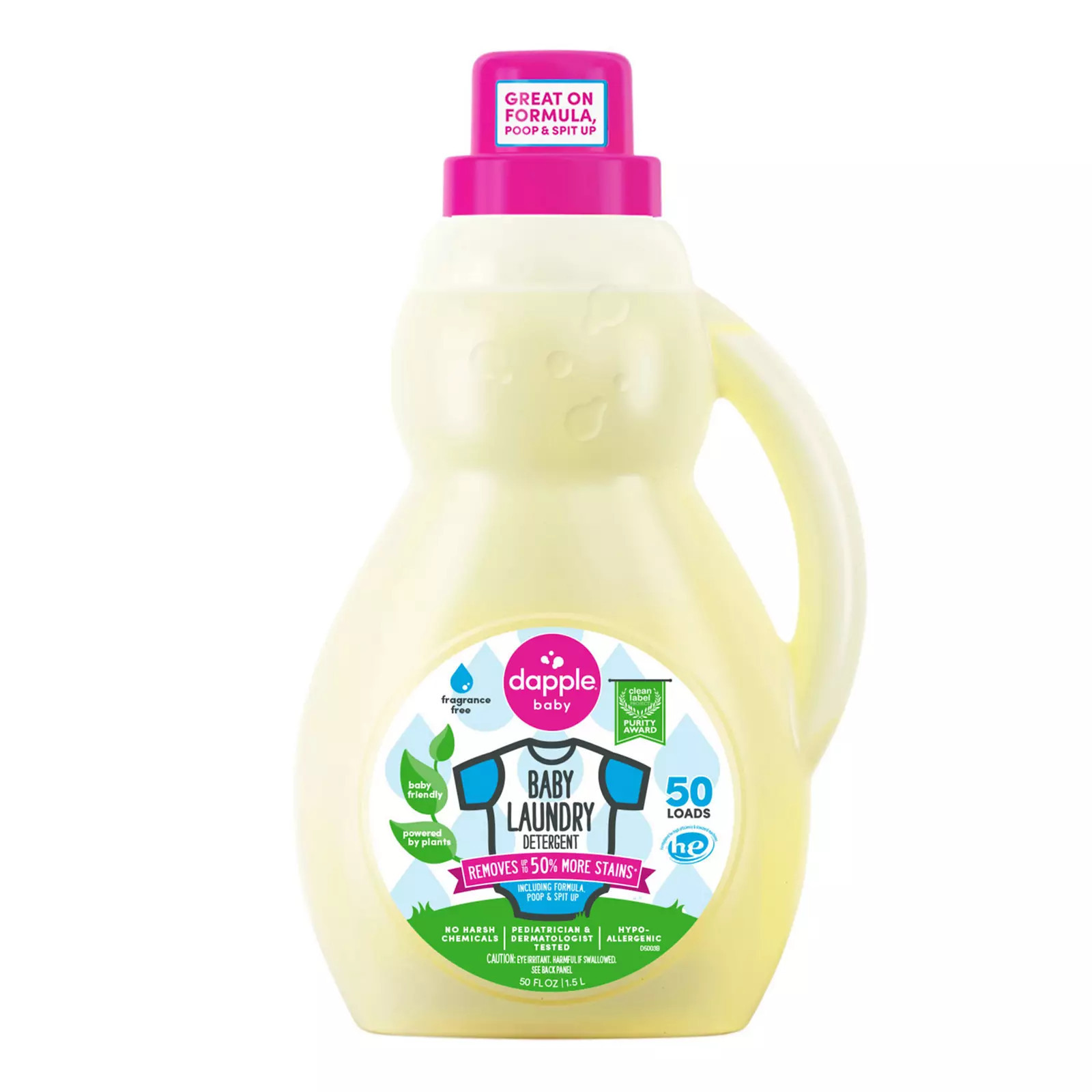 Dapple Baby Fragrance Free Laundry Detergent 50oz, None | Kohl's