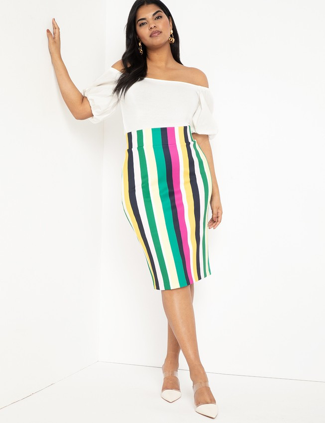 Neoprene Pencil Skirt | Eloquii