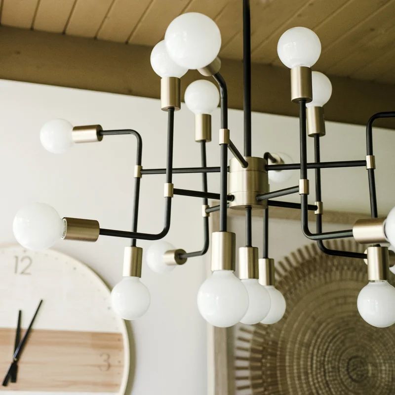 Itchington 17-Light Sputnik Modern Linear Chandelier | Wayfair North America