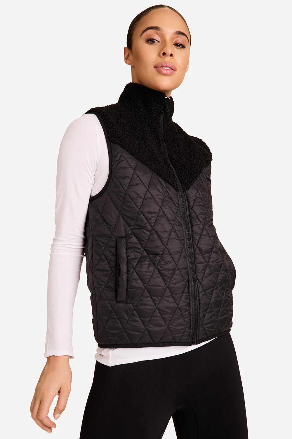Reversible Ski Vest - Black Down Vest for Women | Alala | Alala