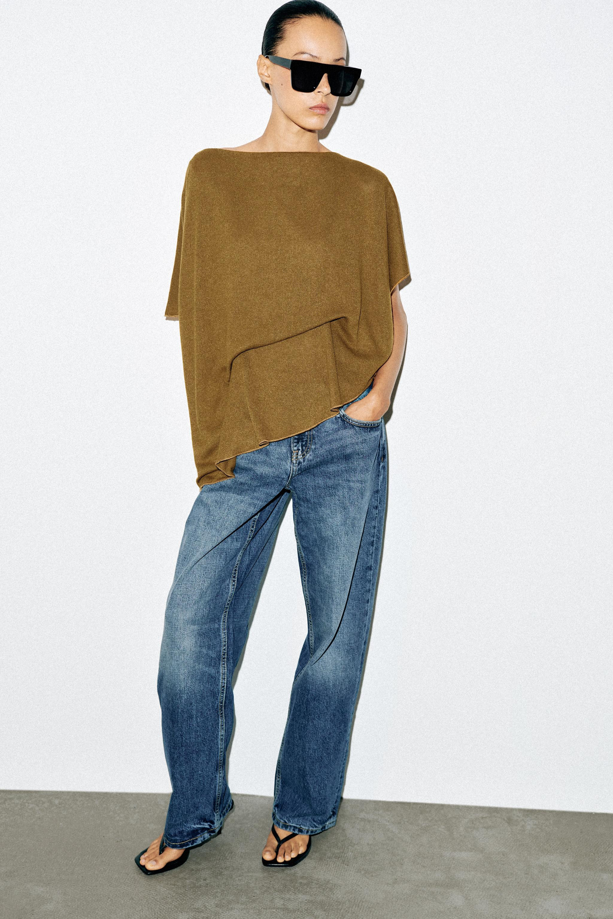 DRAPED CAPE TOP | Zara US