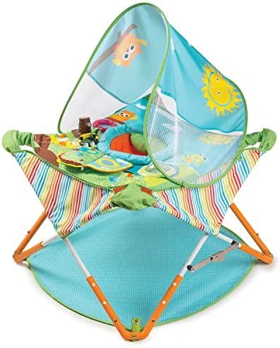 Summer-Pop 'N Jump Portable Baby Activity Center - Lightweight Baby Jumper with Toys and Canopy f... | Amazon (US)