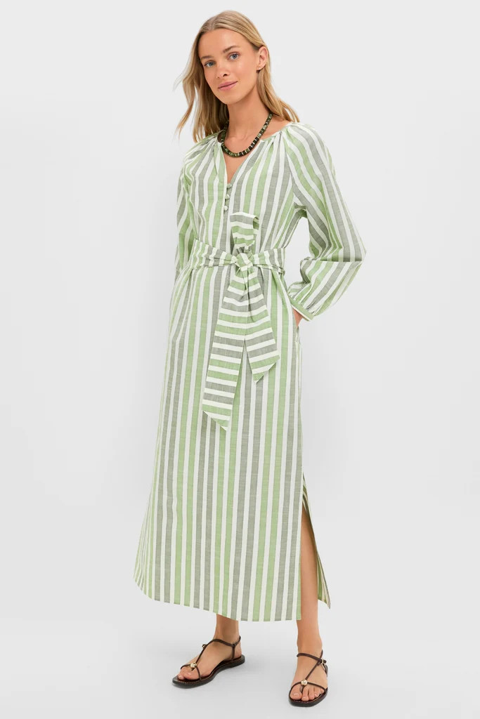 Lime Stripe Rios Caftan | Tuckernuck (US)