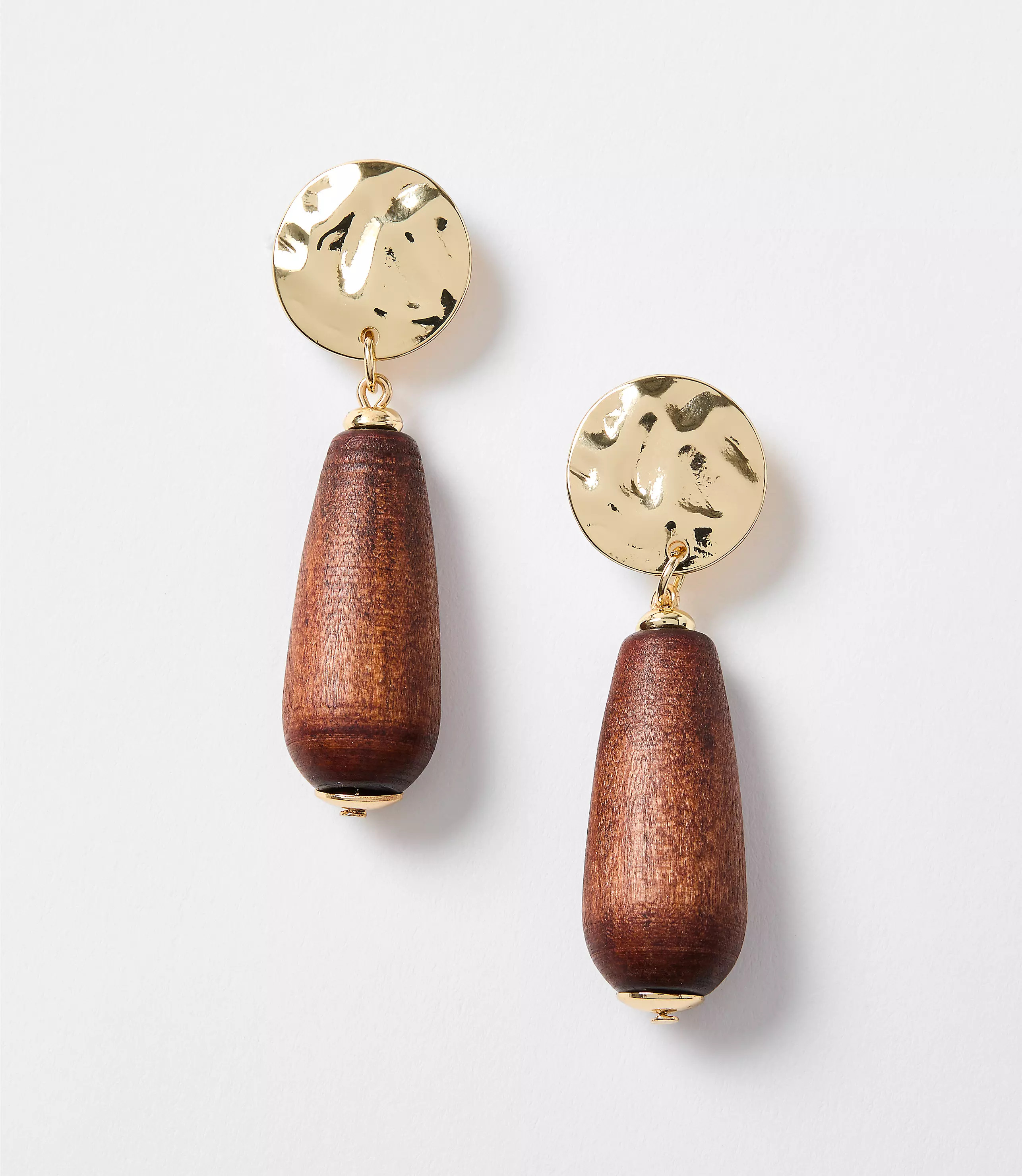 LOFT Beach Wood Drop Earrings | LOFT