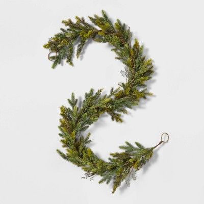 6' Unlit Greenery Artificial Christmas Garland - Wondershop™ | Target