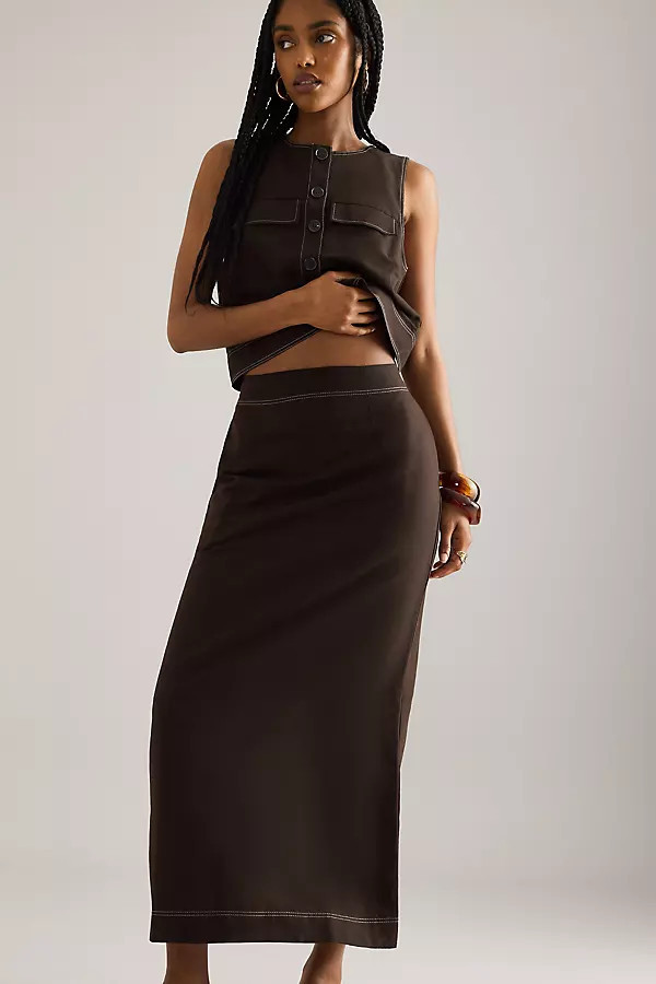 ALIGNE Mia Linen Maxi Skirt | Anthropologie (UK)