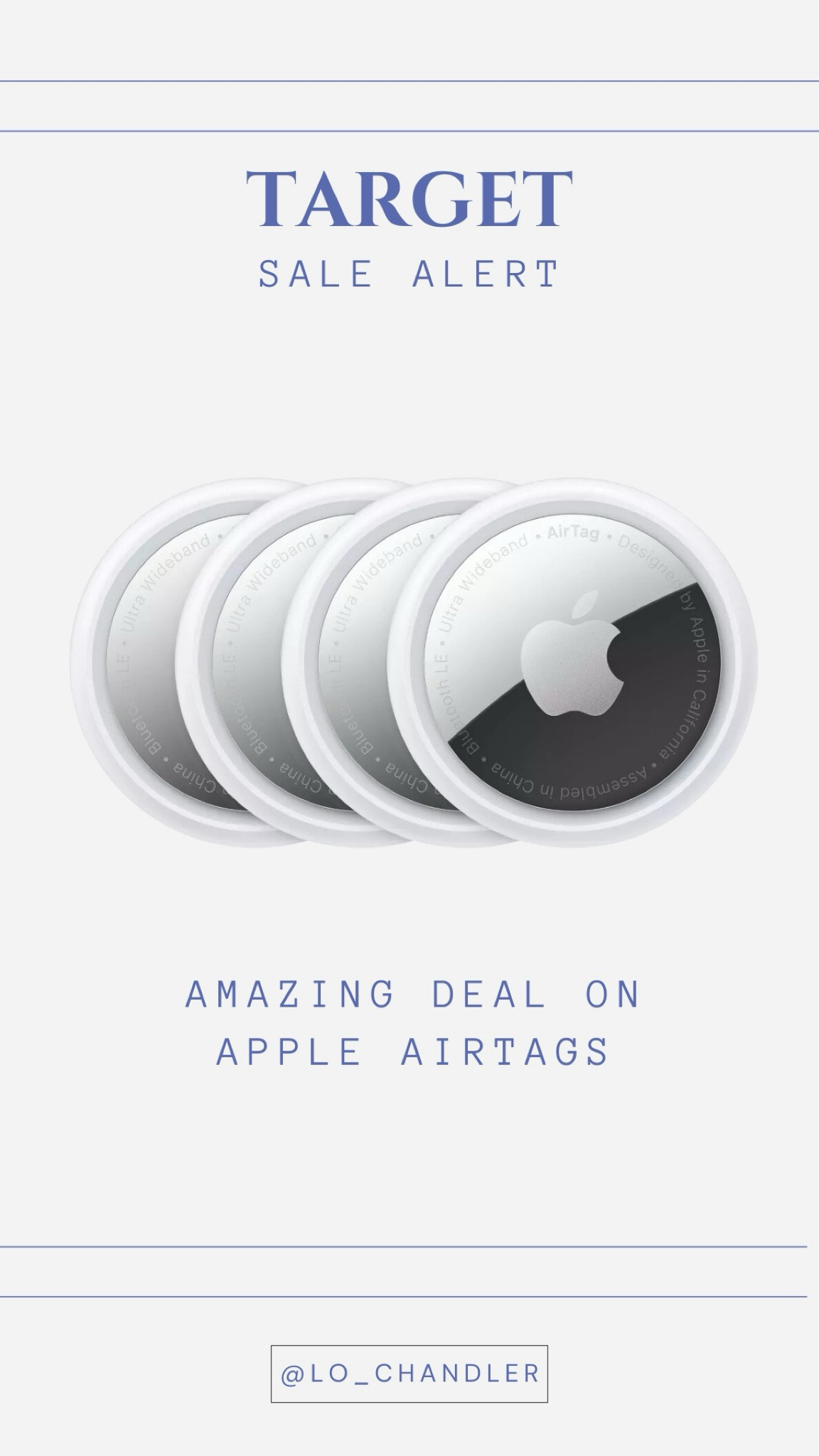 Target Circle week is officially here! There are so many great deals on electronics, especially these Apple AirTags!


Target circle week
Sale alert
Apple air tag 
Apple sale

#LTKxTarget #LTKSaleAlert #LTKFindsUnder100
