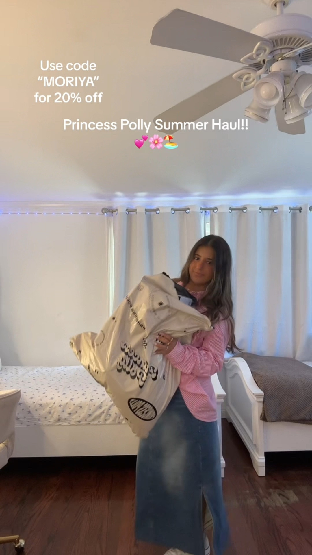 Use my code MORIYA for 20% off everything is in a size 4 or xsmall/ small 