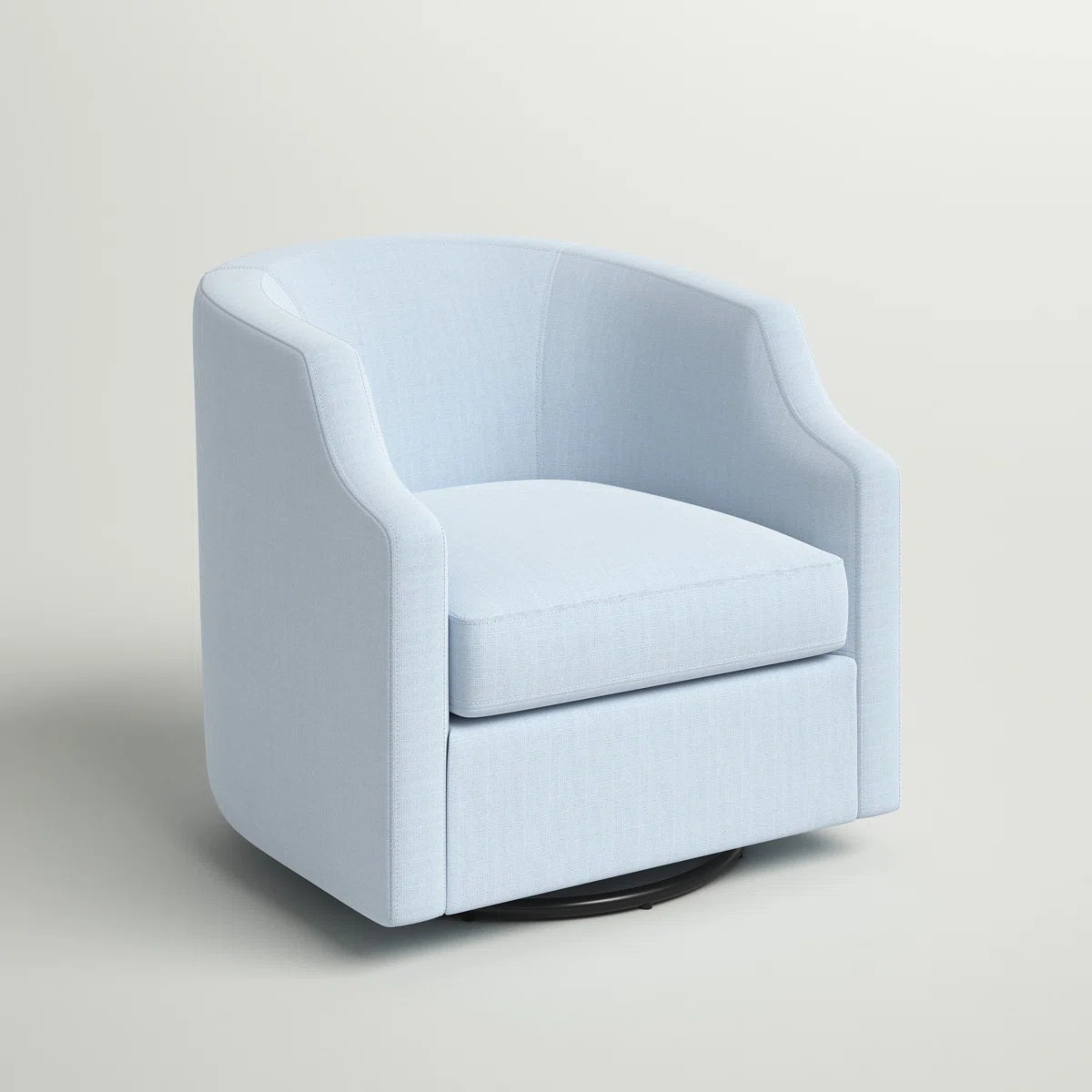 Debbie Polyester Swivel Barrel Chair | Wayfair North America